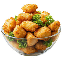 Nuggets With Herbs And Seasoning Png  isolated on a transparent background