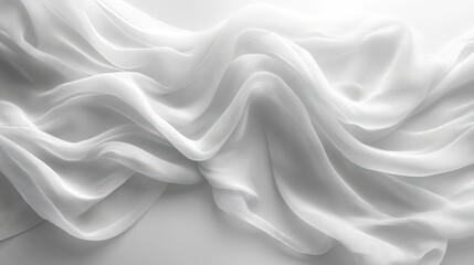 Obraz premium white silk background