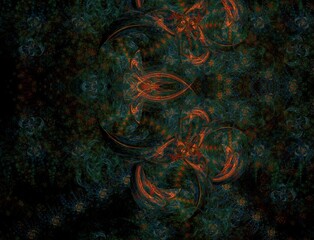 Imaginatory fractal abstract background Image