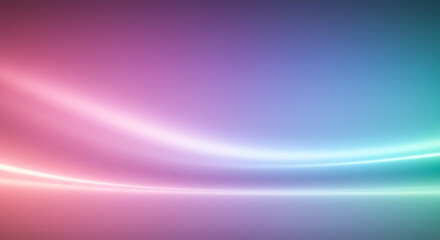 Abstract Pastel Background Glowing Pink Teal and White Gradient Swirls