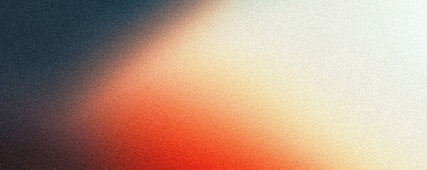 Dark vibrant black red white blurred grainy background, abstract noise texture effect banner backdrop, copy space