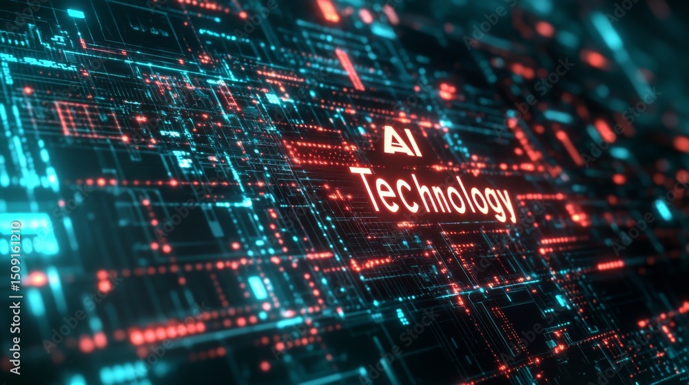 Poster dynamic abstract digital backdrop featuring technology in a modern environment for creative inspirat