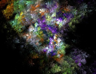 Imaginatory fractal abstract background Image