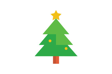 Fototapeta premium cristmas-tree-vector-icon-white-background.eps