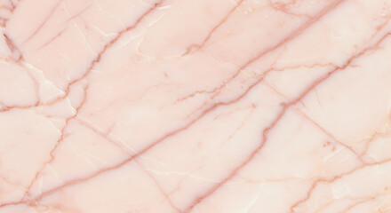 Elegant Pink Marble Texture with Natural Rose Gold Veining for Luxury Background