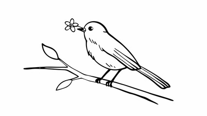 bird,line art