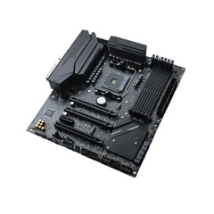 Blank Motherboard Template With Component  isolated on a transparent background