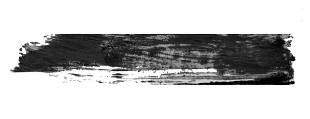 Black watercolor brush set for your design. Brush stroke and texture smear brush. Original 