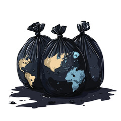 Impact of Global Warming on Earth with Planet Melting Due to Garbage Pollution