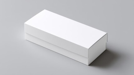 Rectangle box mockup for product packaging, branding, and gift presentation