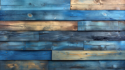 wooden boards of different colors paint