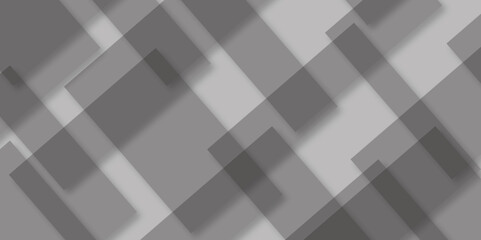 Modern Abstract gray background design with layers of textured white transparent material, Minimal geometric white light background triangle gray technology vector. Abstract graphic Banner design.	