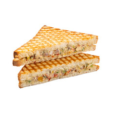 Grilled chicken sandwich on a Transparent PNG background 