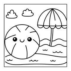 Fototapeta premium black and white coloring pages