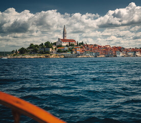 View on the old town of Rovinj, Croatia