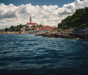 View on the old town of Rovinj, Croatia