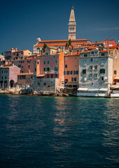 View on the old town of Rovinj, Croatia