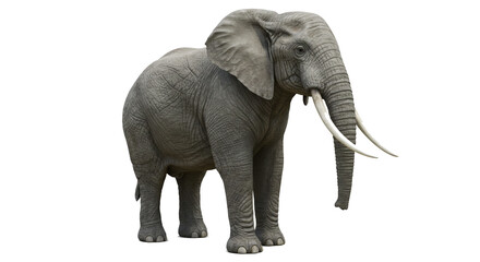 Majestic African Elephant Wildlife Wonder Conservation Icon Gentle Giant Ivory Tusks Gray Skin