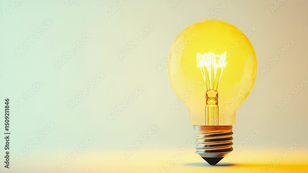 Poster a desk lamp sits atop a table