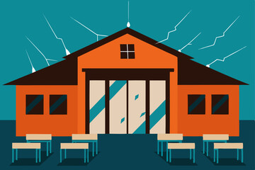 vector illustration of a house