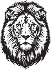 Fototapeta premium lion head vector