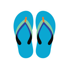 flip flops vector art illustration