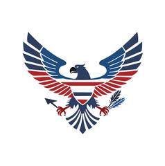 American eagle emblem patriotism freedom symbol