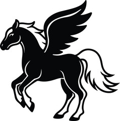 Obraz premium horse silhouette vector