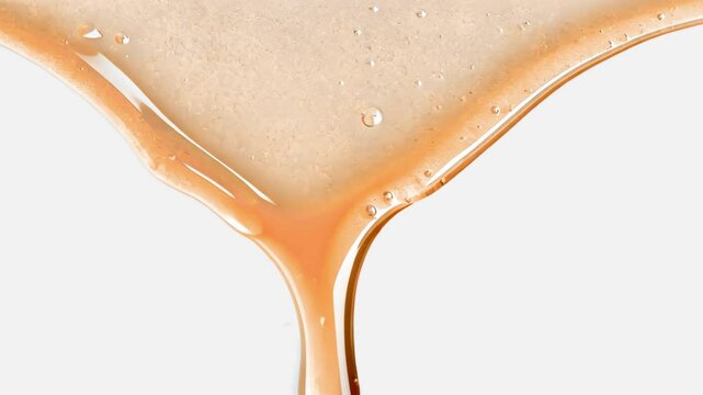 Vibrant honey drop texture animated overlay, transparent 4K video, alpha channel, ProRes 4444