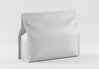 Blank, white, foil pouch, food packaging