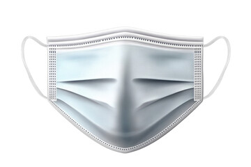 Medical Mask Or Surgical Mask  isolated on a transparent background