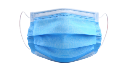 Disposable Face Mask Protective Gear Medical Equipment Healthcare Hygiene Safety Blue Cl