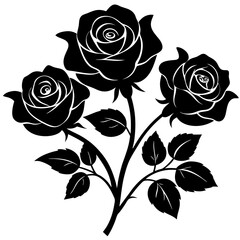 seamless pattern of roses