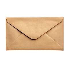 Professional Mailing Envelope With Blank  isolated on a transparent background