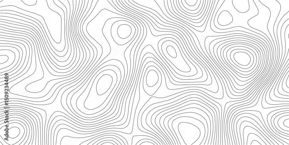 Fototapete topography background. vector banner. topography background. vector geographic contour map. backgrou