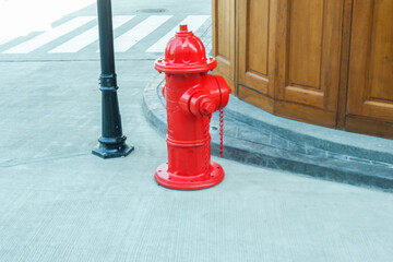 Fire hydrant on street,Typical red fire hydrant in city,Red fire Hydrant vintage style,Fire hidrant...