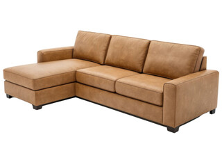 Stylish microfiber sectional sofa offers comfort and elegance for any living space