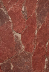 Fototapeta premium Exquisite red marble exhibits stunning veins and textures, providing a captivating natural look ideal for luxurious interiors and artistic projects Generative AI