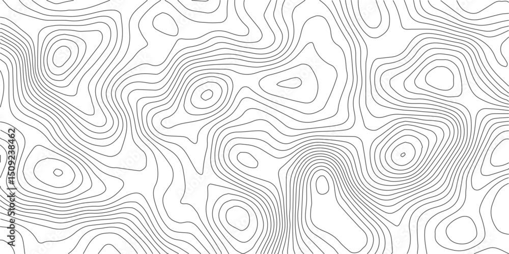 Fototapete topography background. vector banner. topography background. vector geographic contour map. backgrou