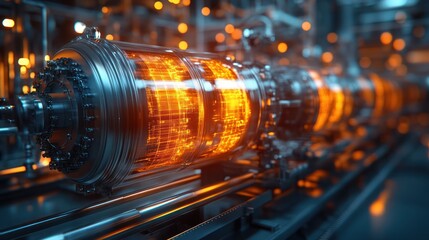 industrial machine in factory