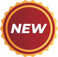 Elegant Red and Gold Special Offer Stickers