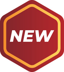 Authentic-Look Red and Gold Discount Stickers