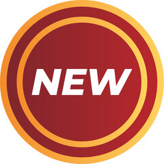 Decorative Red and Gold Sale Labels Set