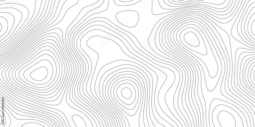 Aufkleber the stylized height of the topographic map in contour, lines. the concept of a conditional geography