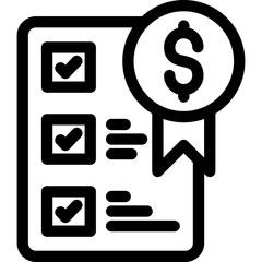 Money Contract Icon