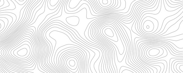 The stylized height of the topographic map in contour, lines. The concept of a conditional geography scheme and the terrain path. Design materials. Print image, Abstract bacground. Vector illustration
