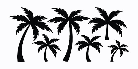 palm tree silhouettes