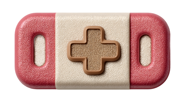 Abstract textured design element with plus symbol