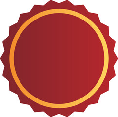 Royal-Inspired Red and Gold Borders
