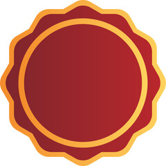 Red and Gold Label Designs for Packaging